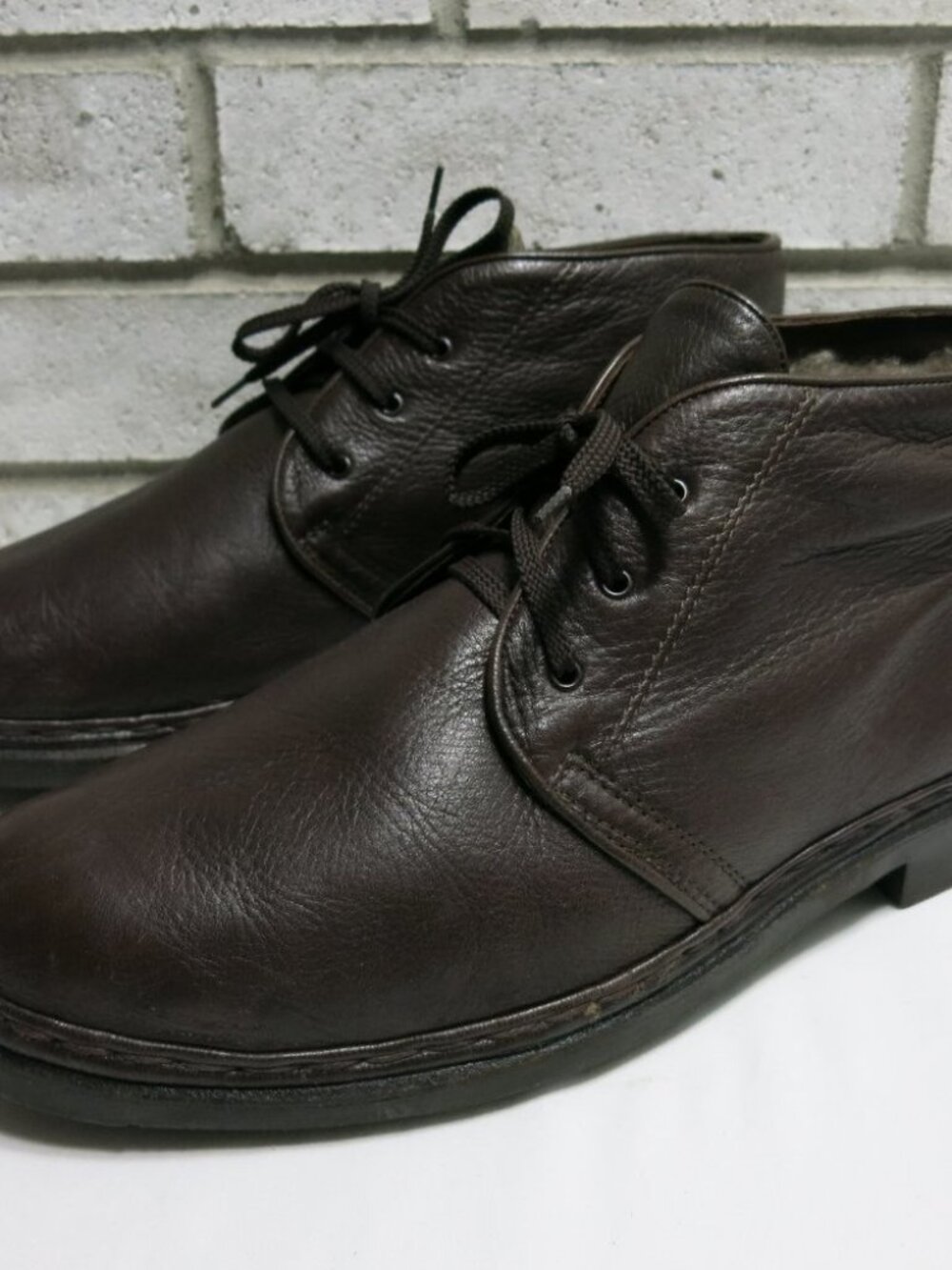 L' Artigiana Viareggina Jimmy Insulated Leather Men Boots Fashion Footwear Sz 46